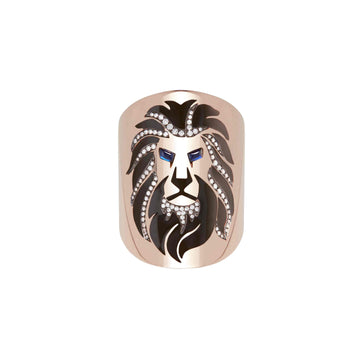 Rose Gold Lion Ring