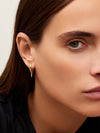 Lola Needle Earring Mini - Partial Diamond