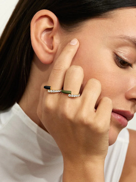 Lola Ring (Neon Pink Enamel)