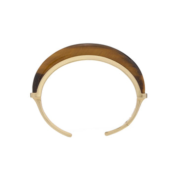 Luna Cuff XS/S - Gold & Tiger Eye