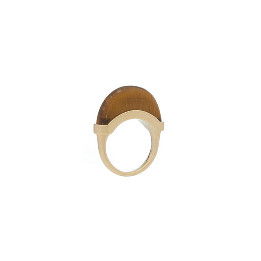 Luna Mini Tiger Eye Ring