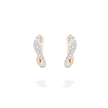 Mini Caustic Light Hoop Earrings