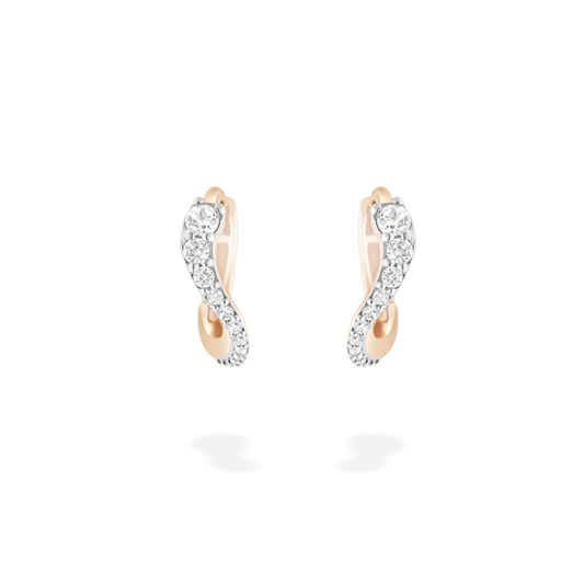 Mini Caustic Light Hoop Earrings