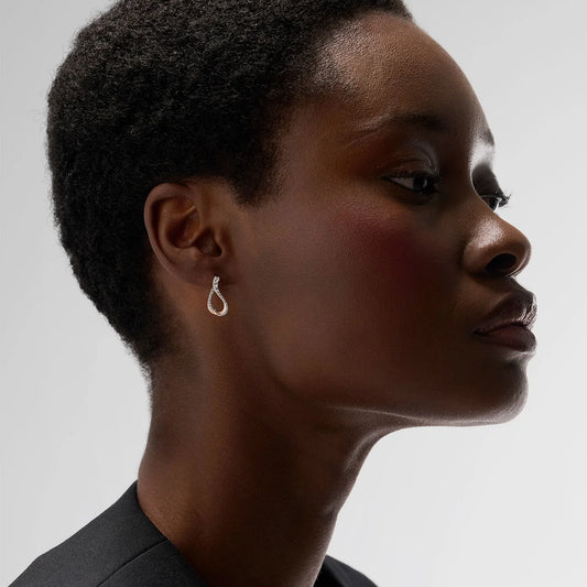 Classic Caustic Light Hoop Earrings