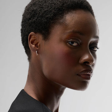Mini Caustic Light Hoop Earrings