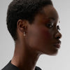 Petite Caustic Light Hoop Earrings