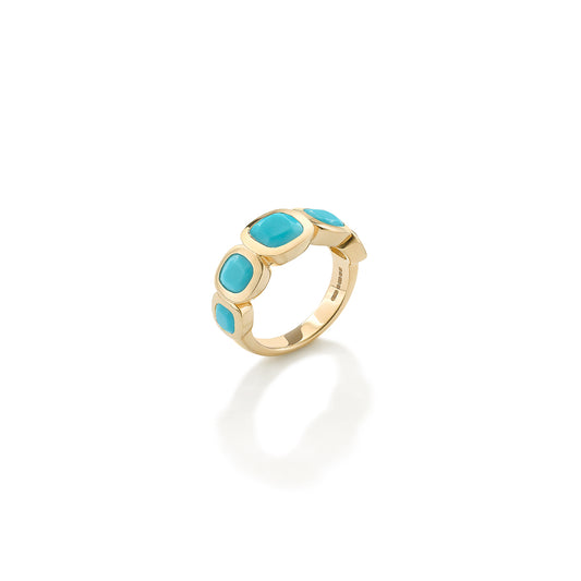 Marnie 5 Stone Ring - Turquoise