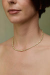 Micro Nesting Gem Tennis Necklace - Diamond