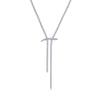 Mega Swirl Slide Lariat Necklace