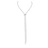 Mega Swirl Slide Lariat Necklace