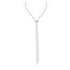 Mega Swirl Slide Lariat Necklace