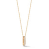 Saxon 18k Rose Gold Diamond Link on Chain