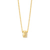 Holos Small Ring Necklace with Diamonds