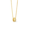 Holos Small Ring Necklace with Diamonds