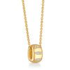 Veda Ring Necklace with Diamonds