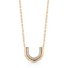 Thoby Rose Gold and Diamond Large Tubular Necklace