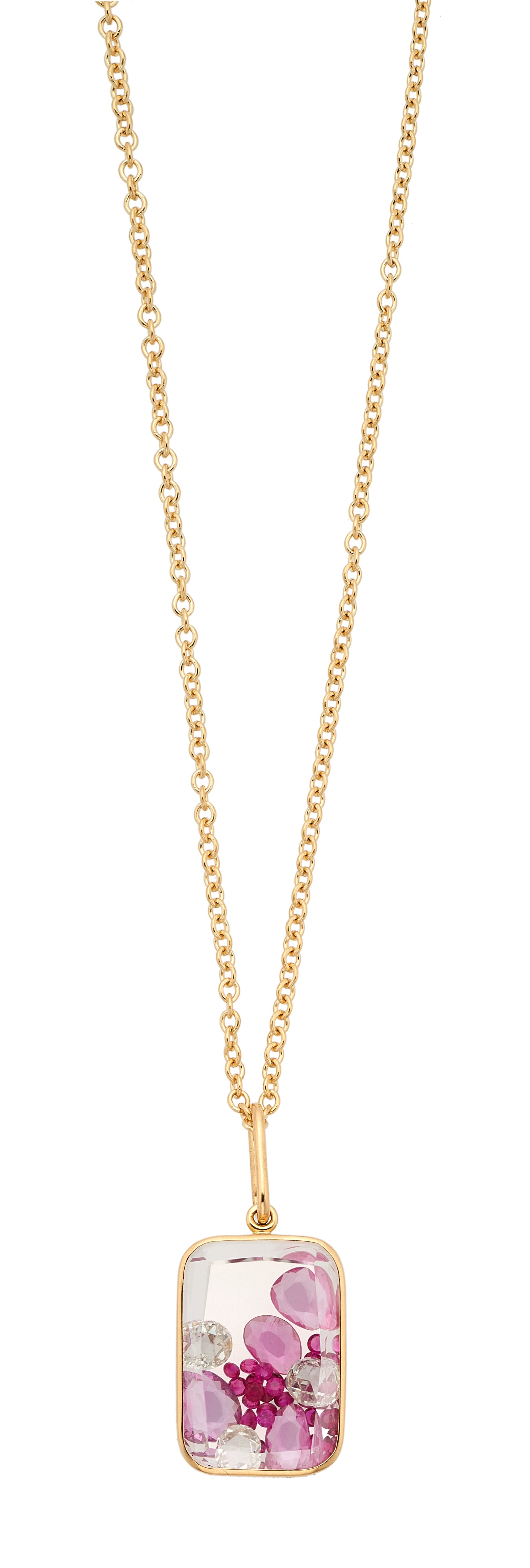 Ten Fourteen Ruby Shaker Pendant