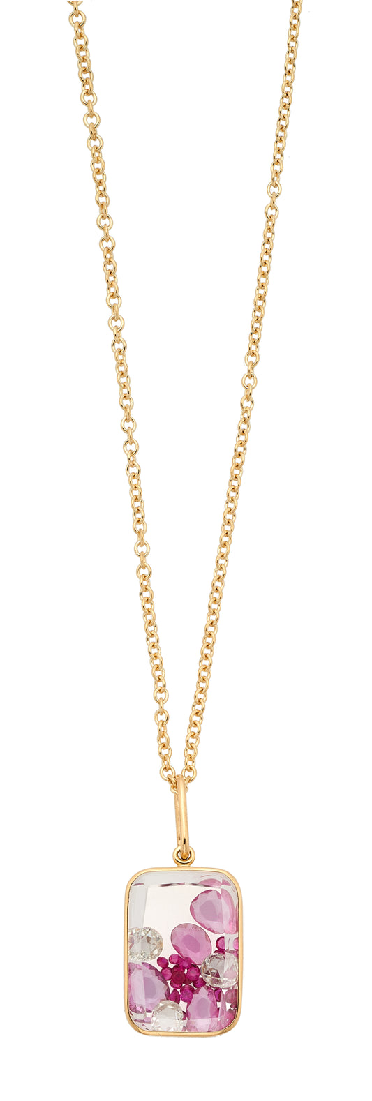 Ten Fourteen Ruby Shaker Pendant