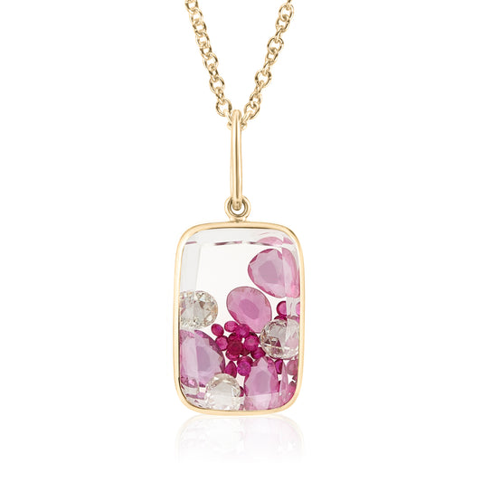 Ten Fourteen Ruby Shaker Pendant