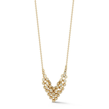 Small Diamond Bias Necklace