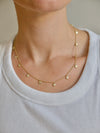 Nesting Gem Eternity Necklace - Diamond