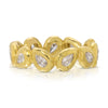 Nesting Gem Eternity Ring - Pear Diamond