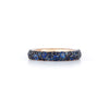 OC X WF 18K Rose Gold and Blue Sapphire Band Ring