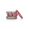 OC X WF 18K Rose Gold and Champagne Diamond Band Ring