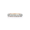 OC X WF 18K Rose Gold and White Diamond Band Ring