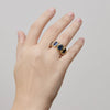 Nesting Gem Oval Sapphire Eternity Band