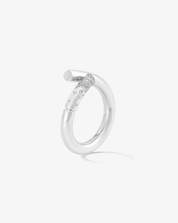 Loop Ring - White Gold
