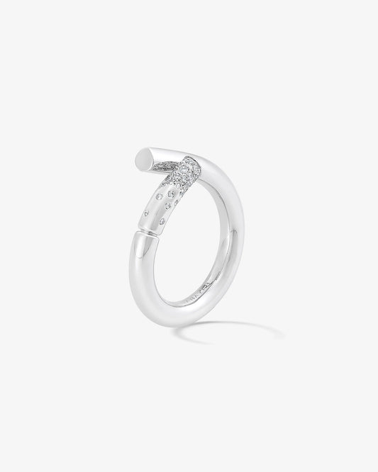 Loop Ring - White Gold