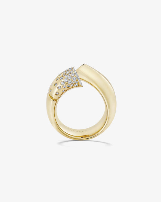 Large Loop Ring - Yellow Gold