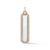 Bell Diamond Rock Crystal Bar Charm