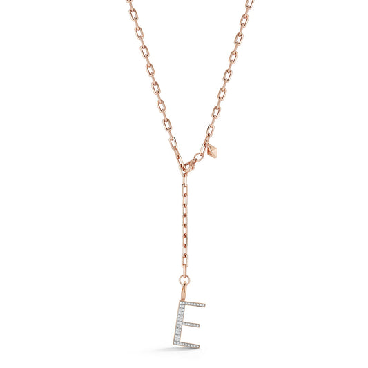 Dora Gold and Diamond "E" Initial Charm