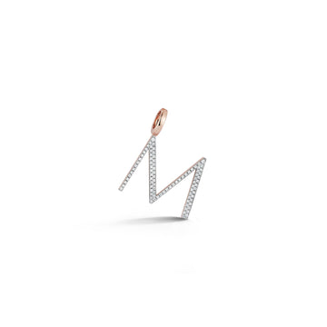 Dora Gold and Diamond "M" Initial Charm (Copy)