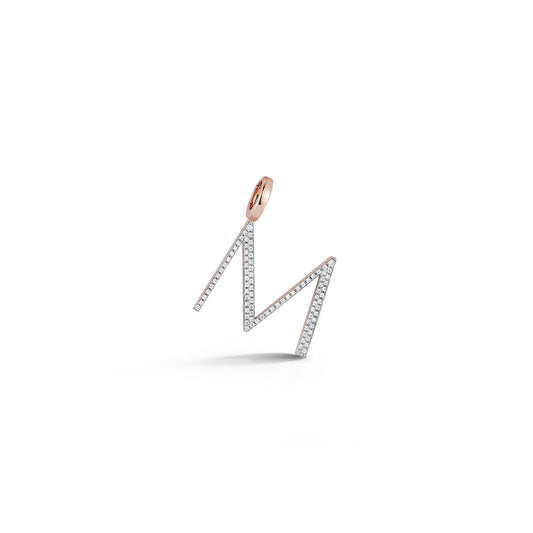Dora Gold and Diamond "M" Initial Charm (Copy)