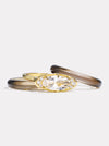 Ellipse Ring Stack- White Topaz