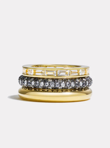 Stack_Prism Ring Stack | White Topaz