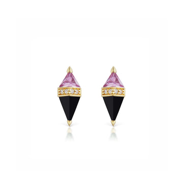 Pietra Black Onyx Studs