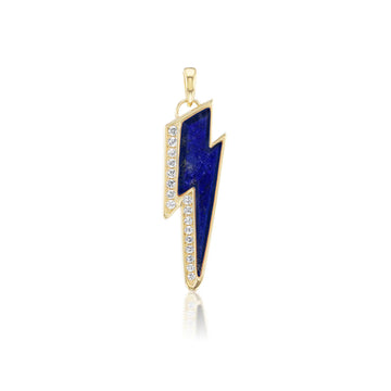 Ziggy Lapis Bolt Pendant