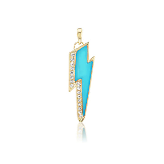 Ziggy Turquoise Bolt Pendant