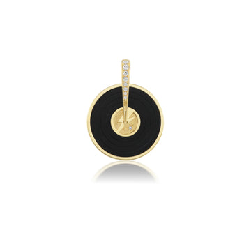 Mini Spinning Record Pendant