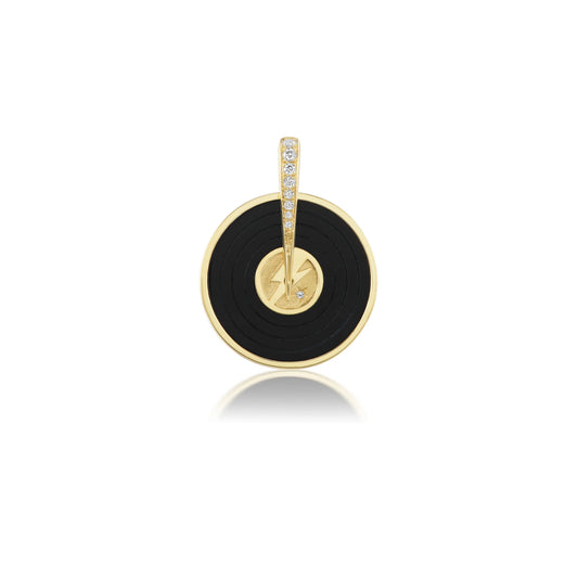 Mini Spinning Record Pendant
