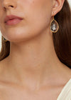 Single Drop Earrings - Crystal