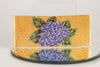 Blue Hydrangea Beaded Mesh Bracelet