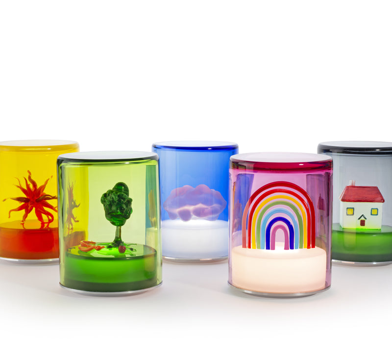 Cloud Murano Glass Rechargeable Light