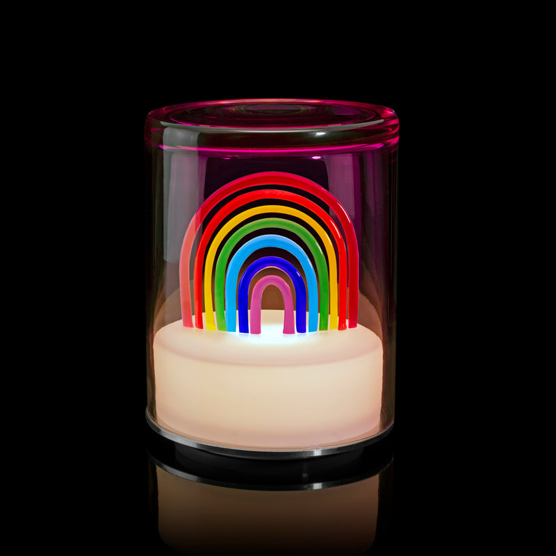 Rainbow Murano Glass Rechargeable Light