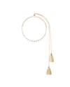 Hind Diamond and Blue Topaz Necklace