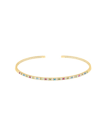 Shiraz Multi Color Sapphire Choker